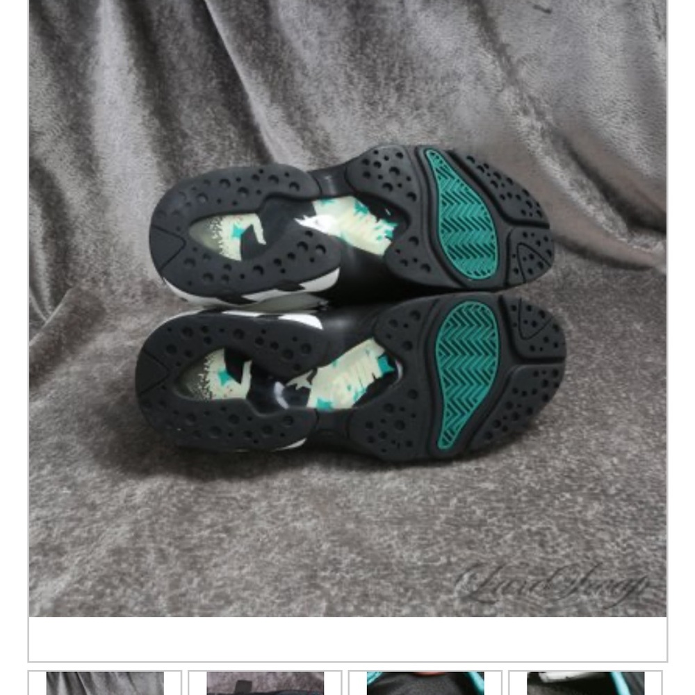 COPY - 889013-001 WHITE/BLACK/TEAL AIR
UNLIMITED SNEAKERS MENS 11